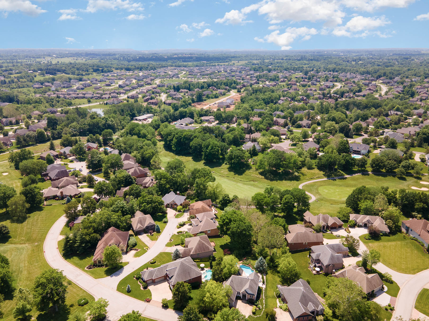 Suburban neighborhood