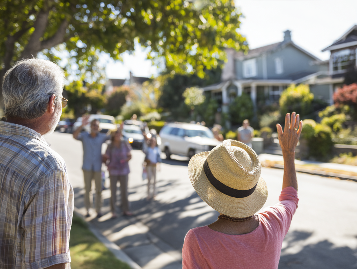 Community gathering and farmers market